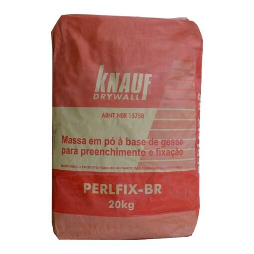 MASSA DE GESSO para Fixação Perlfix Saco 20Kg - Knauf