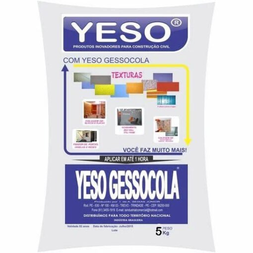 GESSO COLA PACOTE DE 5KG